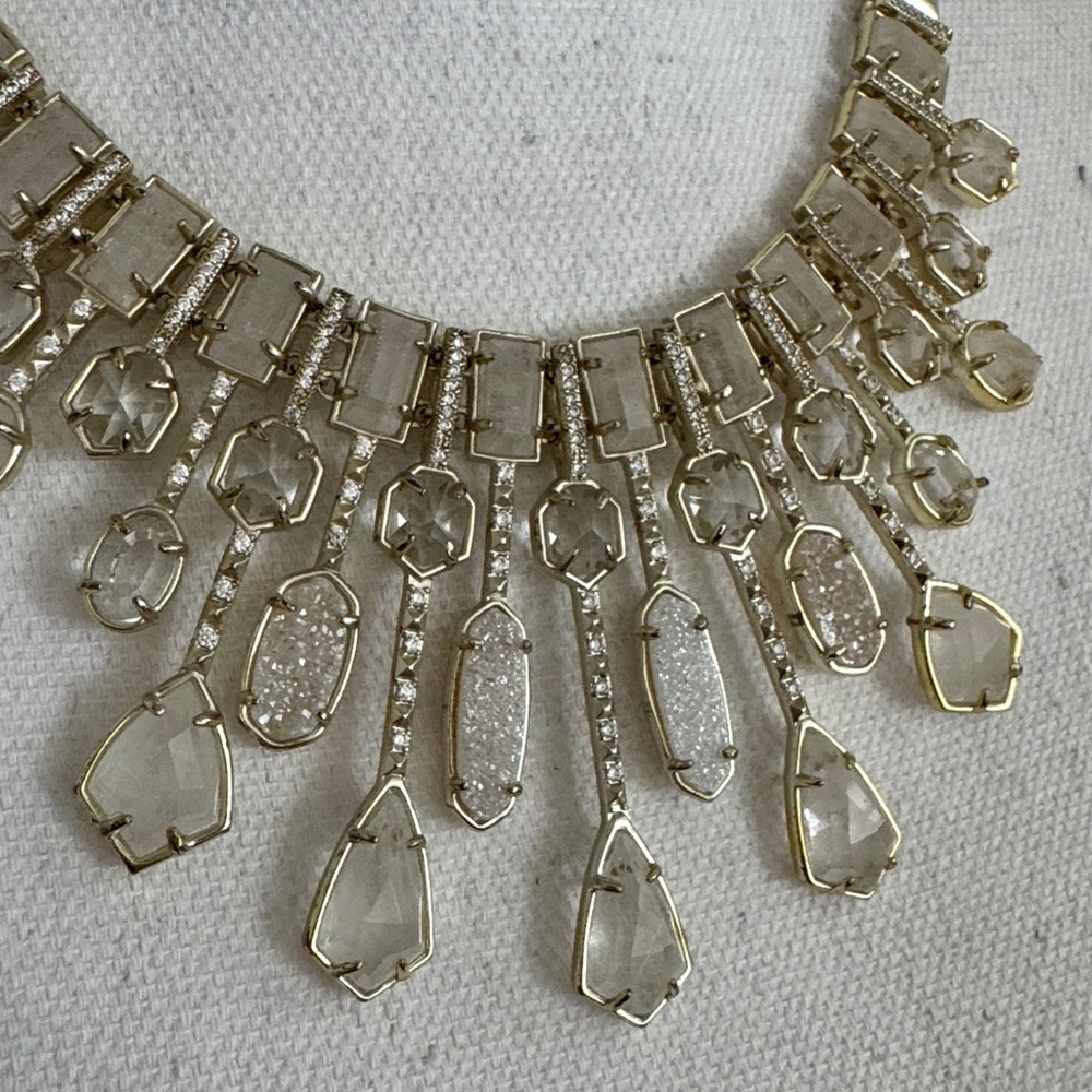 Kendra Scott Bette Multi Stone Statement Bib Necklace - Picture 8 of 17